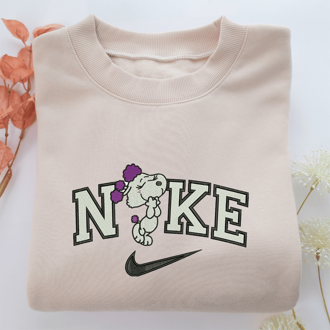 Nike Snoopy Wife Nike Embroidered Sweatshirt, Nike Movie Inspired, Valentine's Day Gifts Idea For Him Her