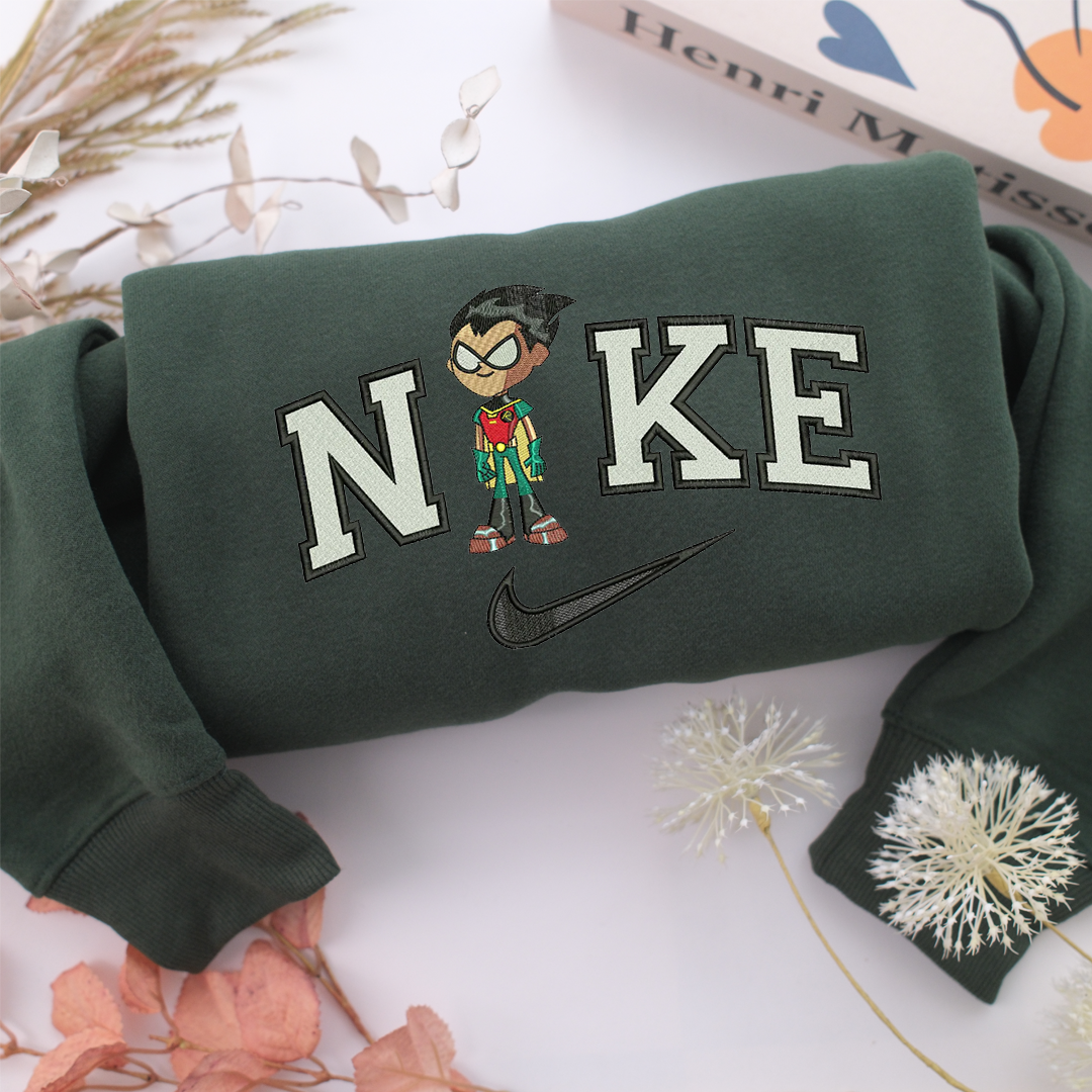 Nike Robin Nike Embroidered Sweatshirt, Nike Movie Inspired, Valentine's Day Gifts Idea For Him Her