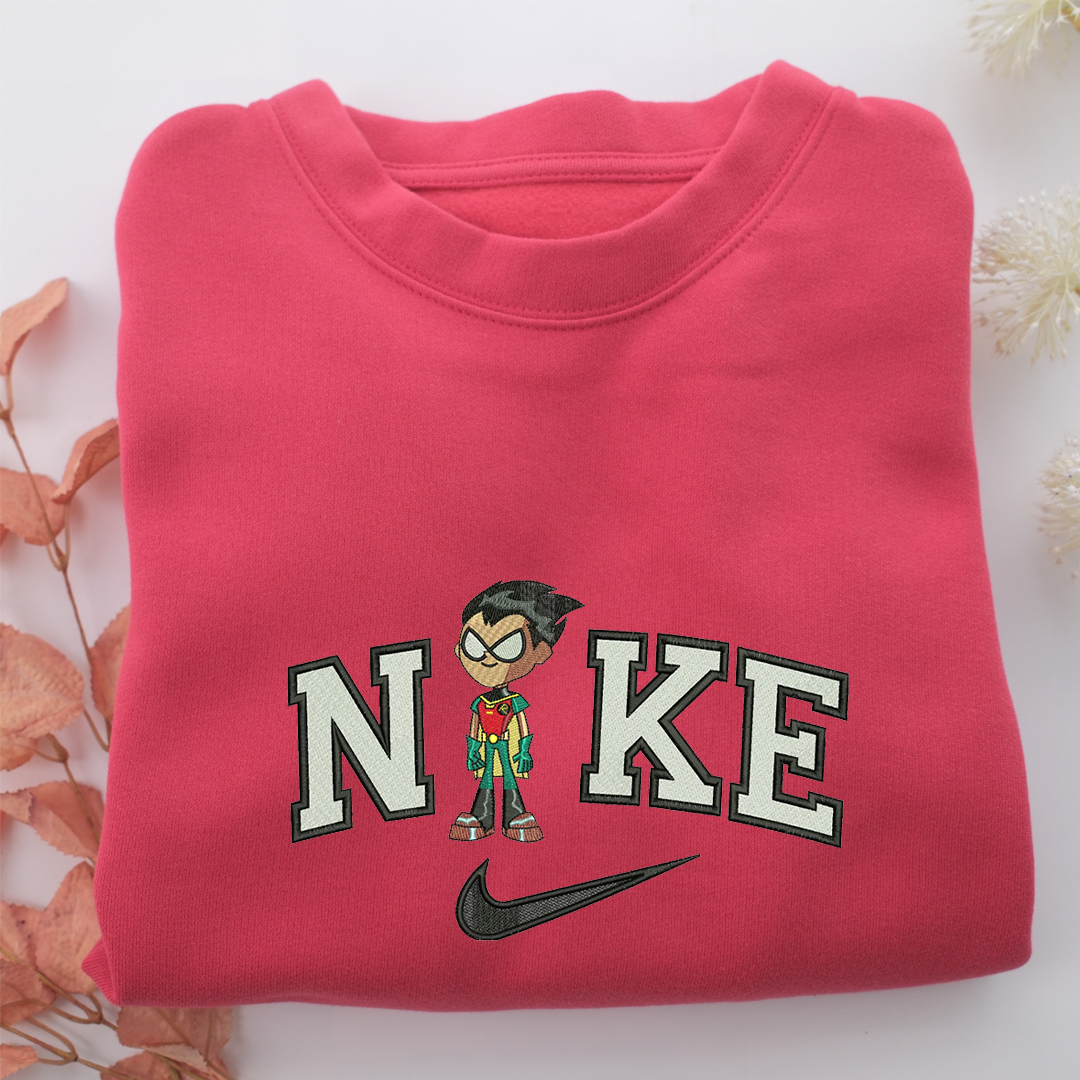 Nike Robin Nike Embroidered Sweatshirt, Nike Movie Inspired, Valentine's Day Gifts Idea For Him Her