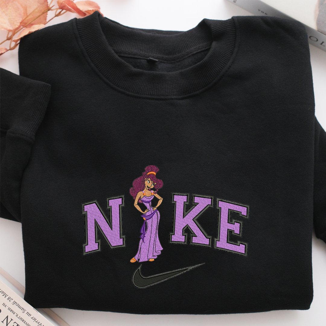 Nike Megara Nike Embroidered Sweatshirt, Nike Movie Inspired, Valentine's Day Gifts Idea For Him Her