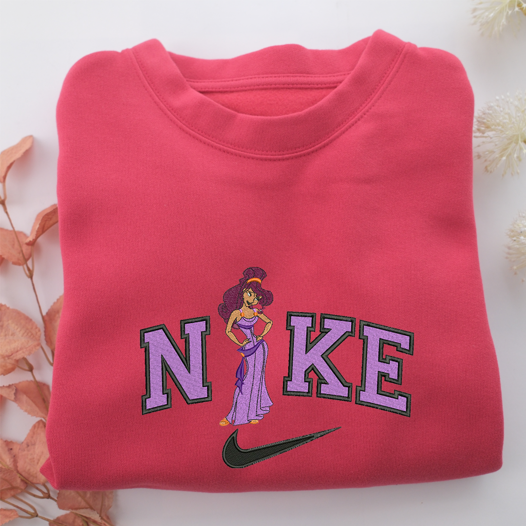 Nike Megara Nike Embroidered Sweatshirt, Nike Movie Inspired, Valentine's Day Gifts Idea For Him Her