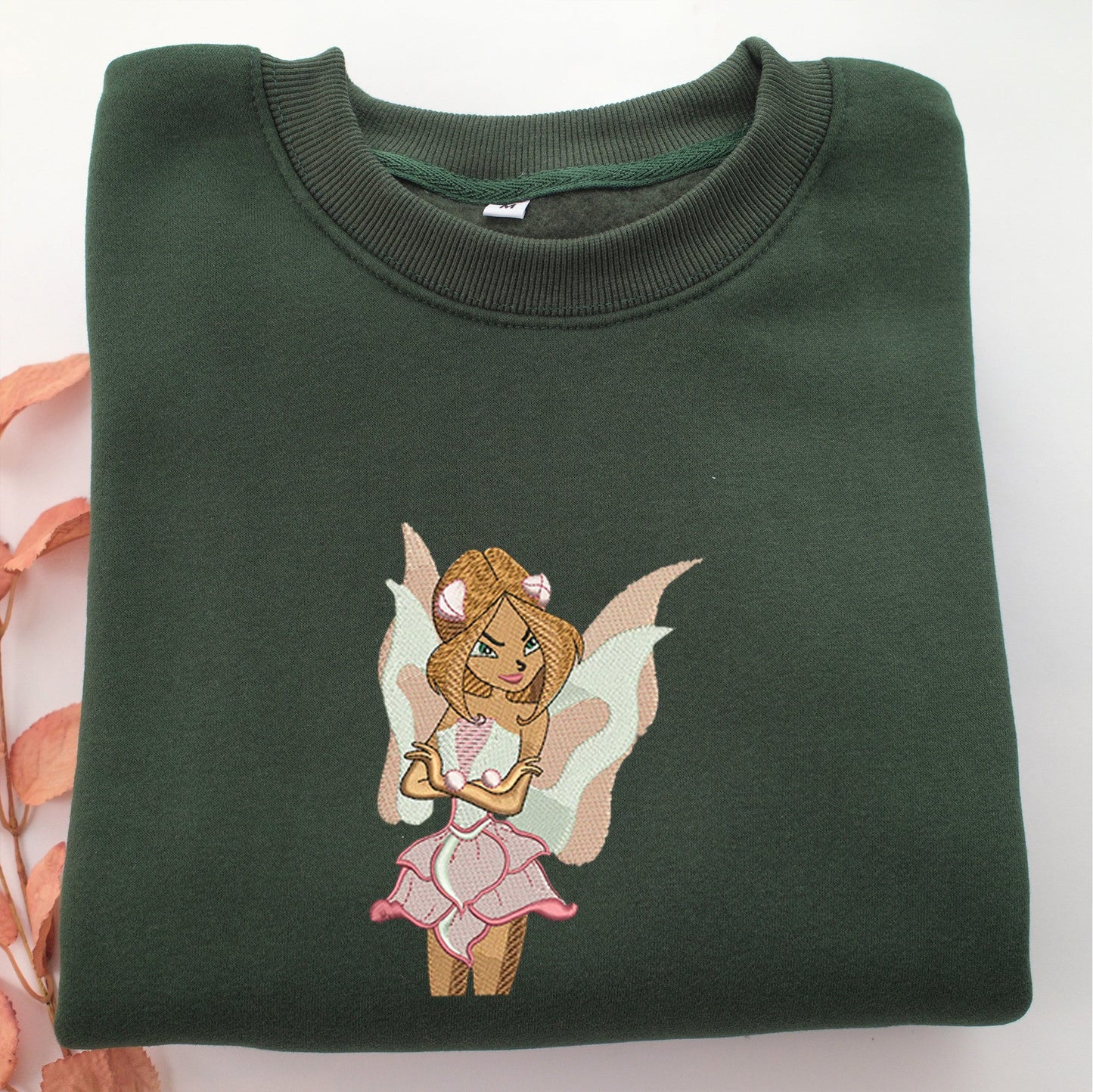 Winx Flora Nike Embroidered Sweatshirt, Nike Movie Inspired, Valentine's Day Gifts Idea For Him Her