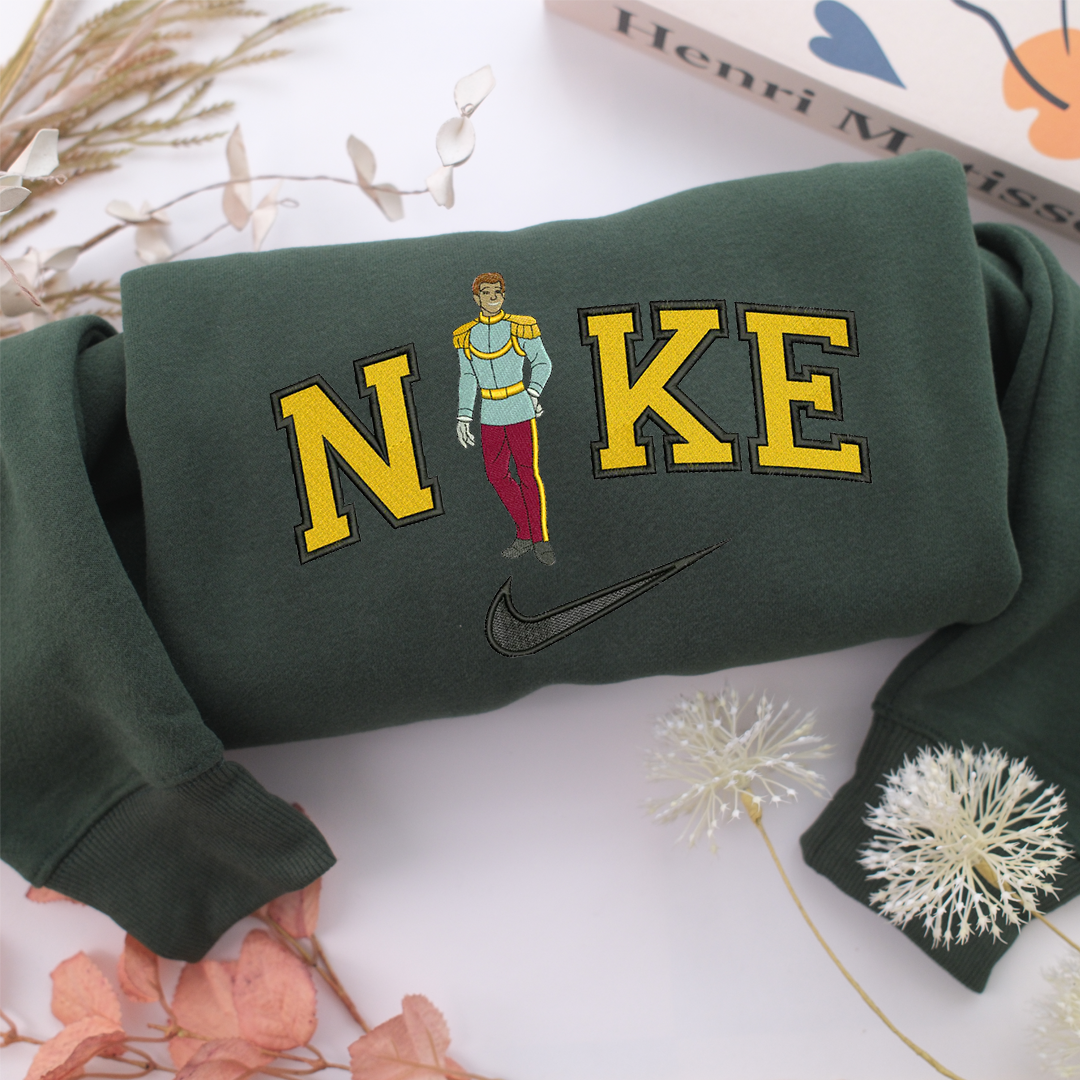 Nike Prince Charming Nike Embroidered Sweatshirt, Nike Movie Inspired, Valentine's Day Gifts Idea For Him Her
