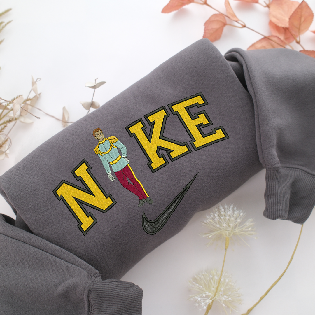 Nike Prince Charming Nike Embroidered Sweatshirt, Nike Movie Inspired, Valentine's Day Gifts Idea For Him Her