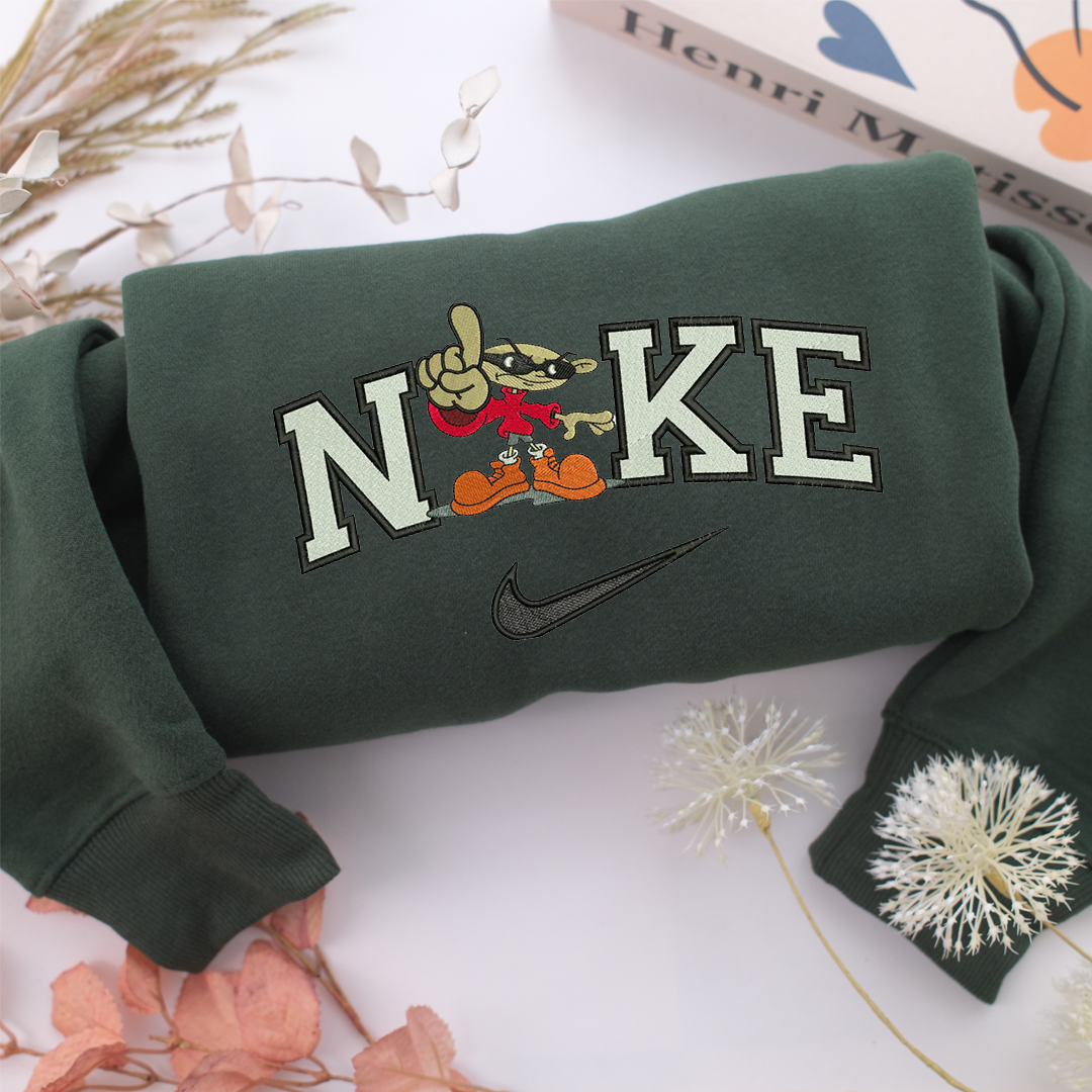 Nike Kids ext Door Number 1 Nike Embroidered Sweatshirt, Nike Movie Inspired, Valentine's Day Gifts Idea For Him Her