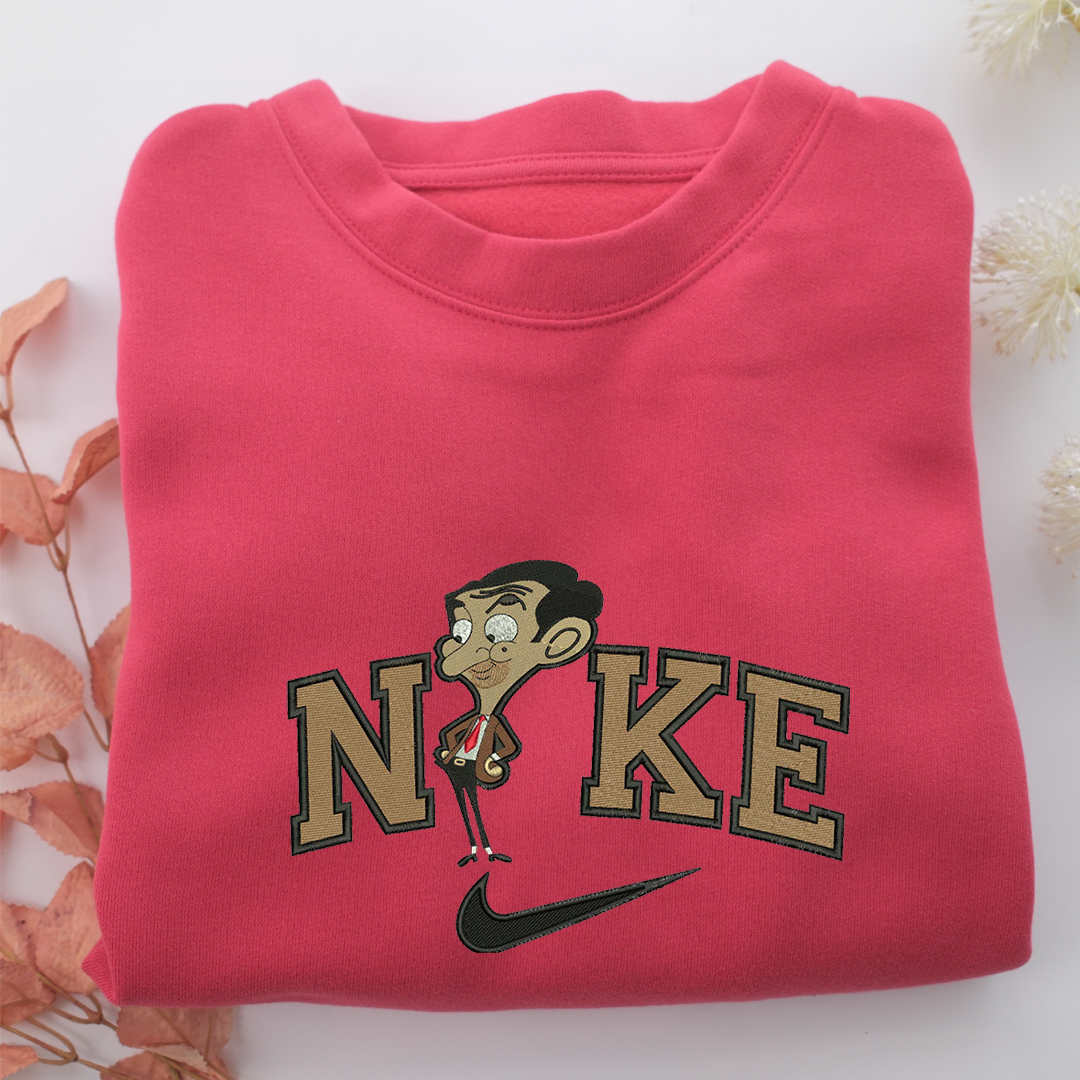 Nike Junior Mr Bean Nike Embroidered Sweatshirt, Nike Movie Inspired, Valentine's Day Gifts Idea For Him Her