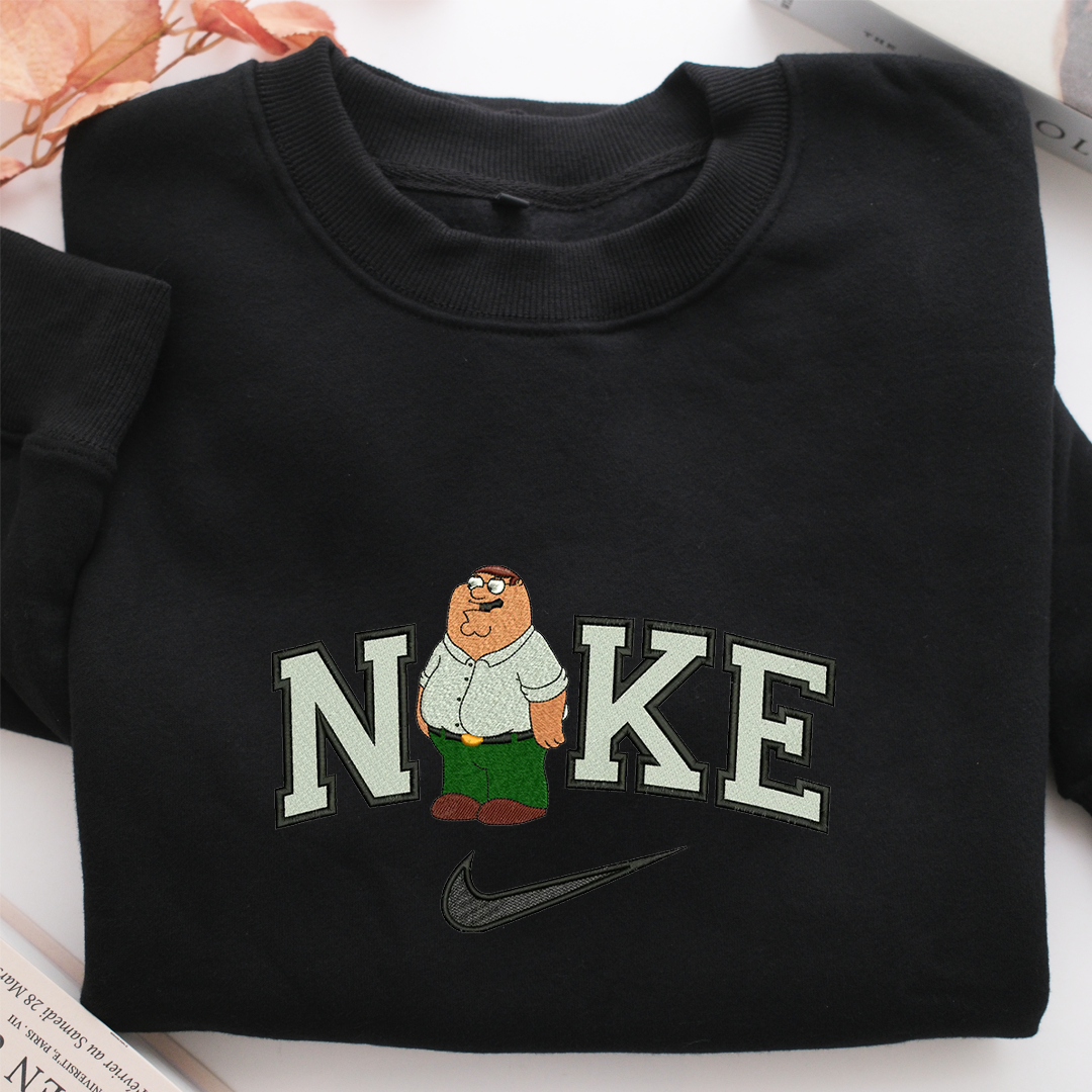 NIke Peter Griffin Nike Embroidered Sweatshirt, Nike Movie Inspired, Valentine's Day Gifts Idea For Him Her