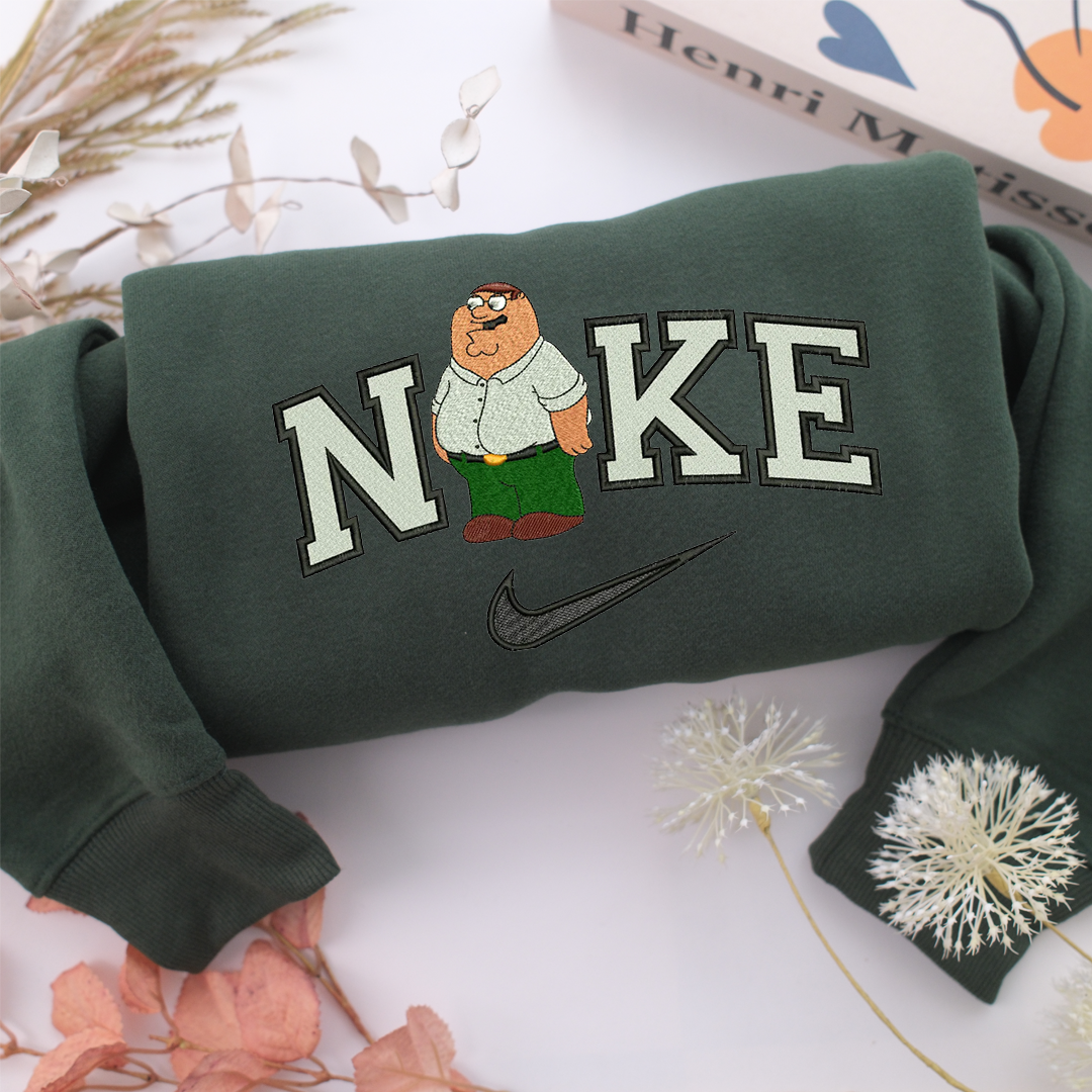 NIke Peter Griffin Nike Embroidered Sweatshirt, Nike Movie Inspired, Valentine's Day Gifts Idea For Him Her