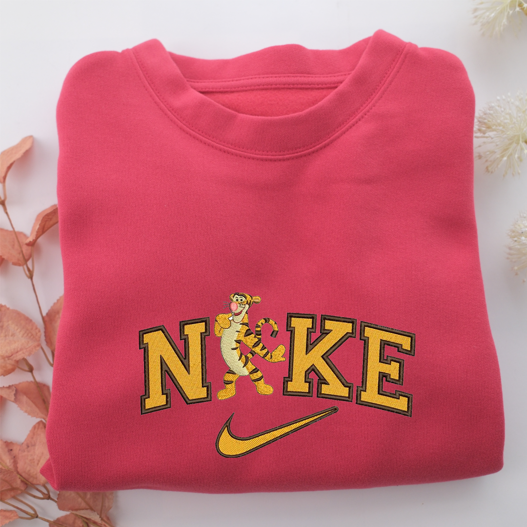 Nike Tiger Nike Embroidered Sweatshirt, Nike Movie Inspired, Valentine's Day Gifts Idea For Him Her