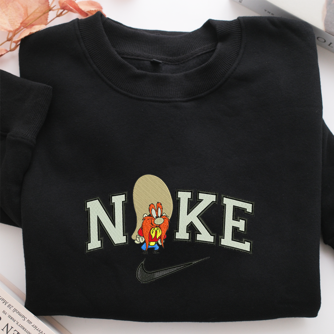 Nike Yosemite Sam Nike Embroidered Sweatshirt, Nike Movie Inspired, Valentine's Day Gifts Idea For Him Her