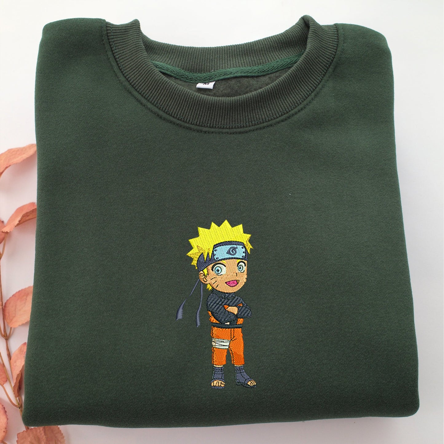 Chibi Naruto v2 Nike Embroidered Sweatshirt, Nike Movie Inspired, Valentine's Day Gifts Idea For Him Her