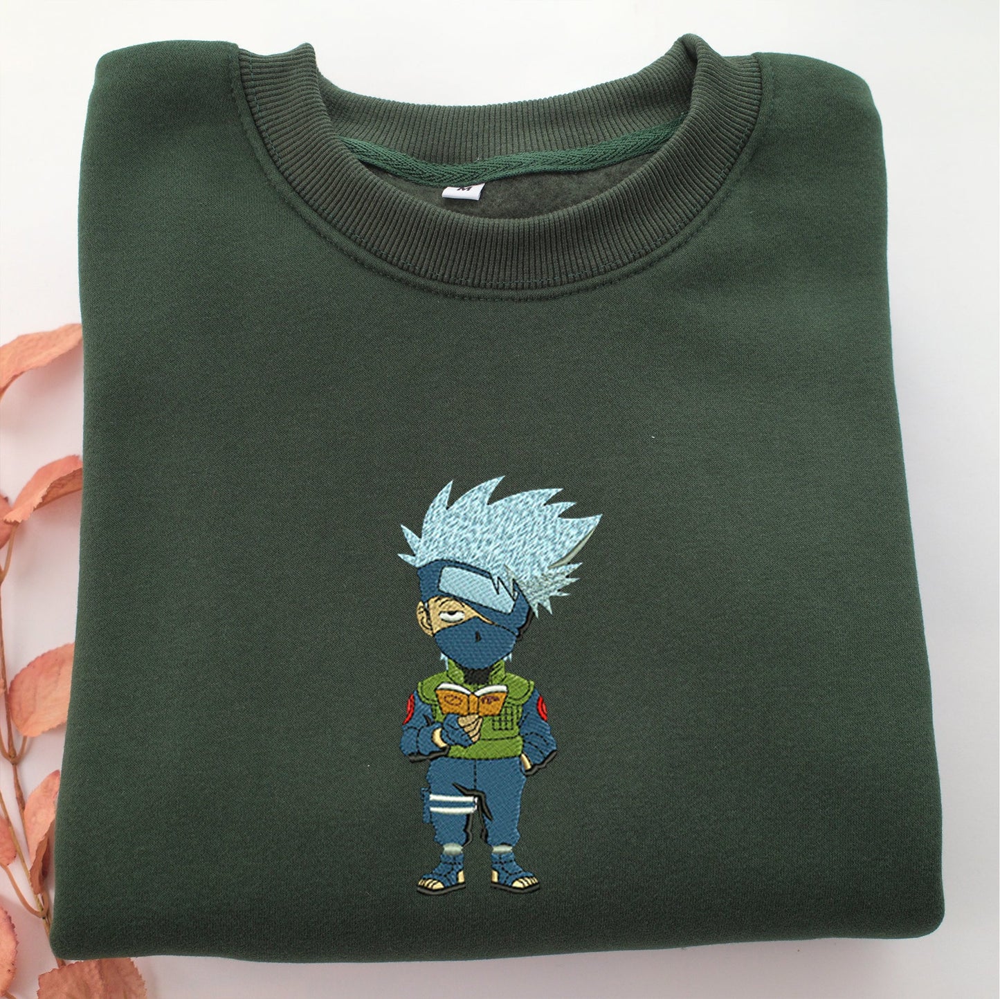 Chibi Kakashi Hatake Nike Embroidered Sweatshirt, Nike Movie Inspired, Valentine's Day Gifts Idea For Him Her