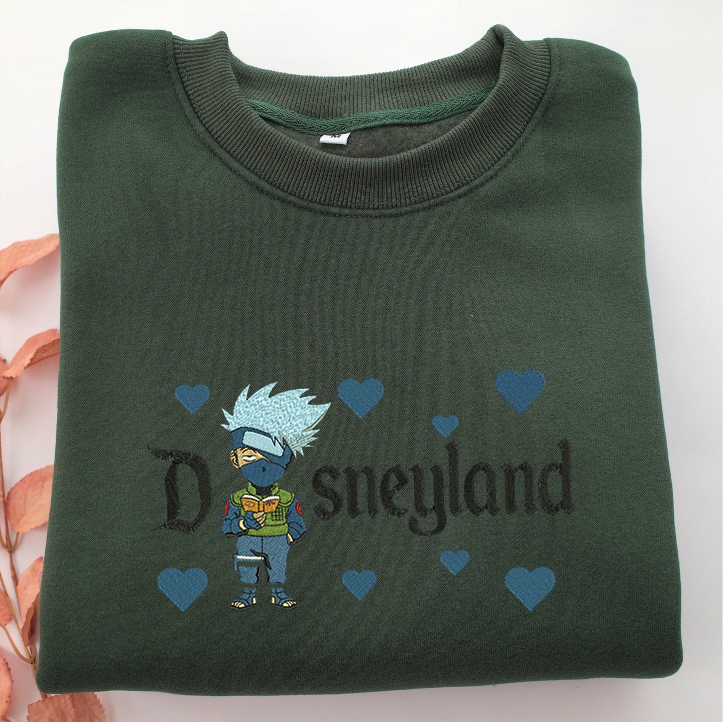 Chibi Kakashi Hatake Disneyland Embroidery, Disneyland Embroidered Sweatshirt, Movie Disney Inspired, Valentine's Day Gifts Idea For Him Her