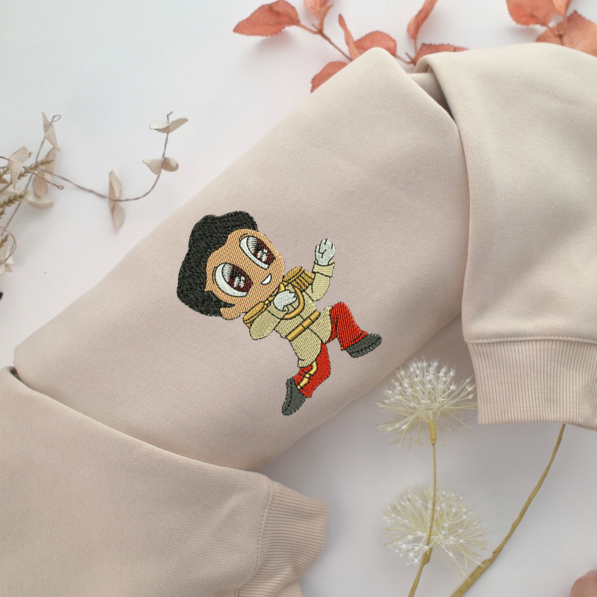 Chibi Prince Charming Embroidery, Disneyland Embroidered Sweatshirt, Movie Disney Inspired, Valentine's Day Gifts Idea For Him Her