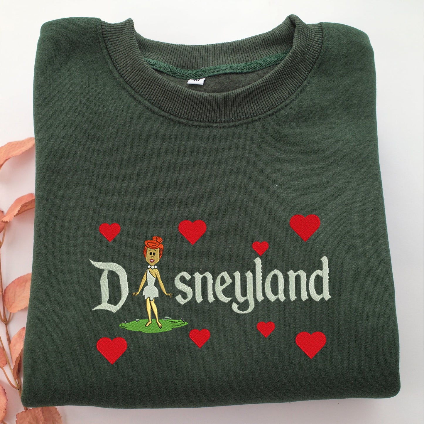 Wilma Disneyland Embroidery, Disneyland Embroidered Sweatshirt, Movie Disney Inspired, Valentine's Day Gifts Idea For Him Her