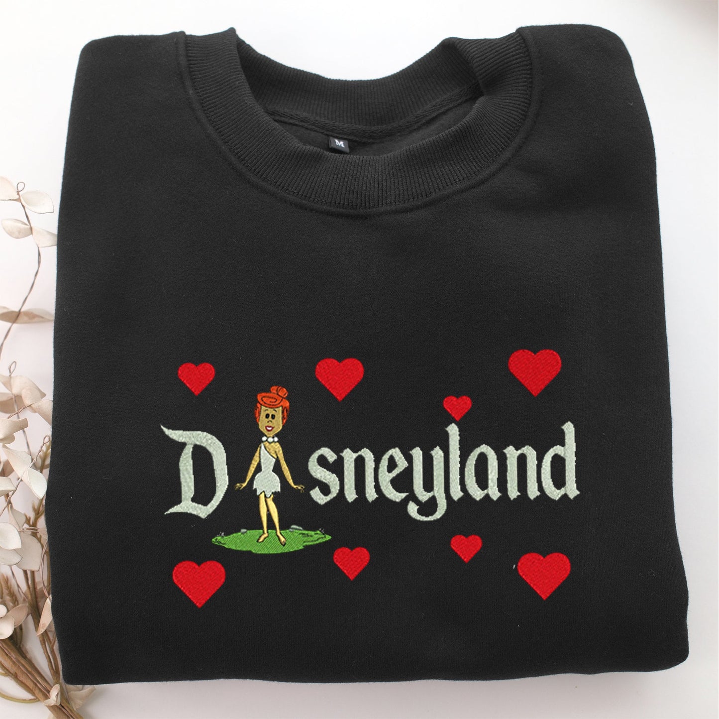 Wilma Disneyland Embroidery, Disneyland Embroidered Sweatshirt, Movie Disney Inspired, Valentine's Day Gifts Idea For Him Her