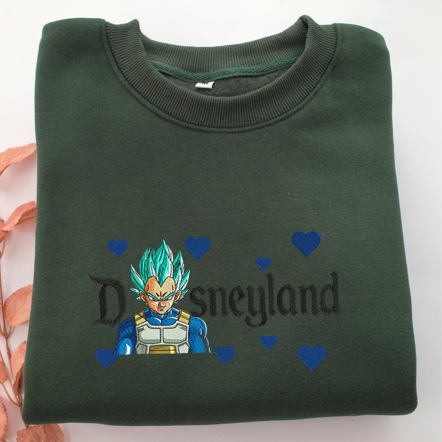 Vegeta Disneyland Embroidery, Disneyland Embroidered Sweatshirt, Movie Disney Inspired, Valentine's Day Gifts Idea For Him Her