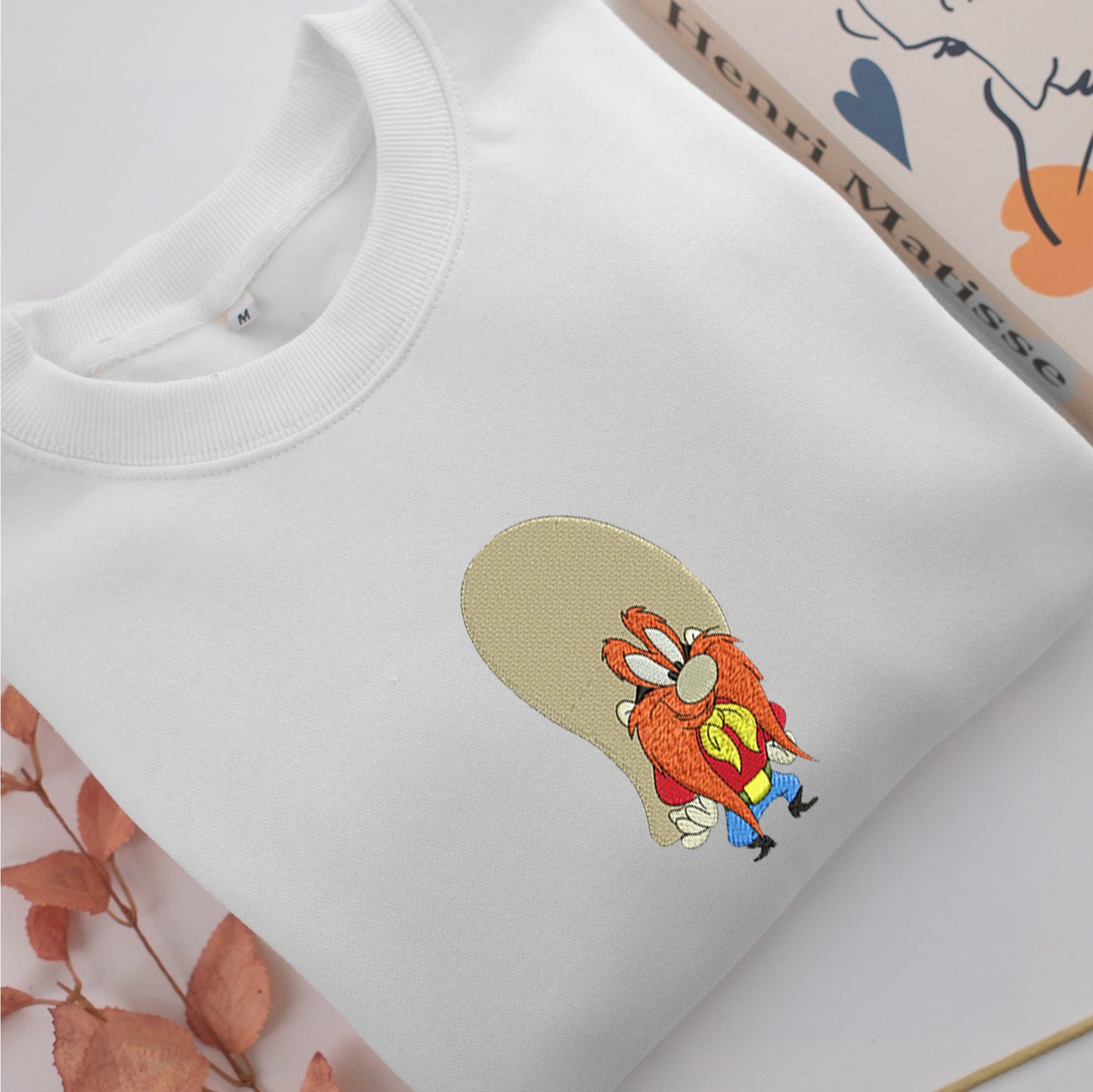 Yosemite Sam Embroidery, Disneyland Embroidered Sweatshirt, Movie Disney Inspired, Valentine's Day Gifts Idea For Him Her