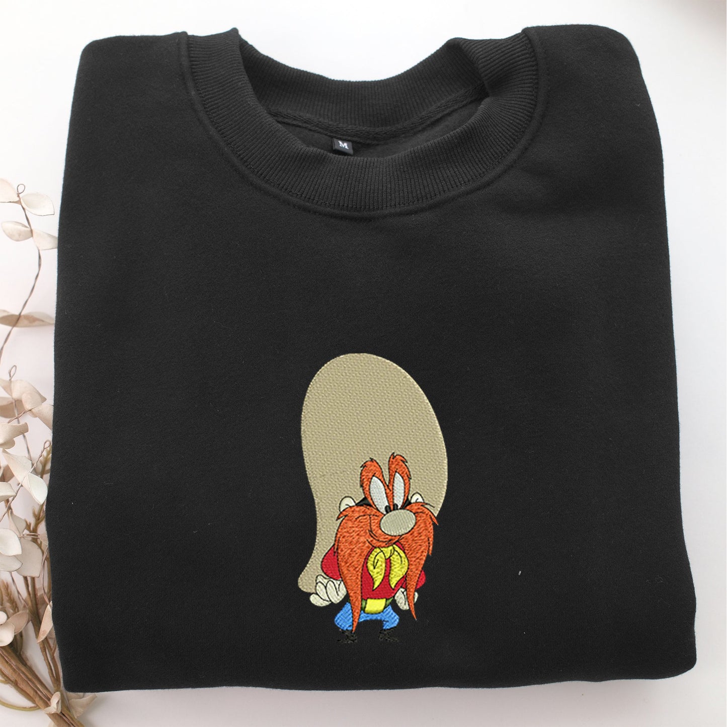 Yosemite Sam Embroidery, Disneyland Embroidered Sweatshirt, Movie Disney Inspired, Valentine's Day Gifts Idea For Him Her