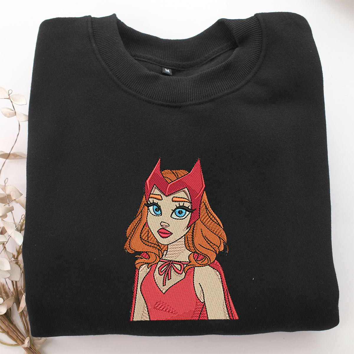 Wanda Embroidery, Disneyland Embroidered Sweatshirt, Movie Disney Inspired, Valentine's Day Gifts Idea For Him Her