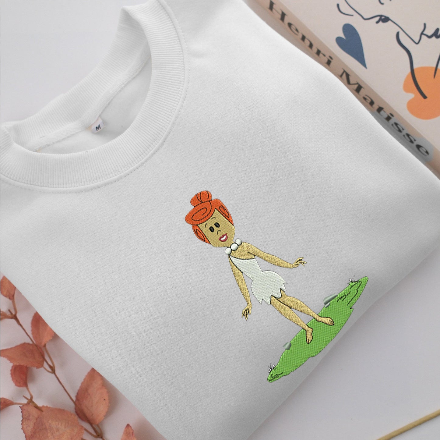 Wilma Embroidery, Disneyland Embroidered Sweatshirt, Movie Disney Inspired, Valentine's Day Gifts Idea For Him Her