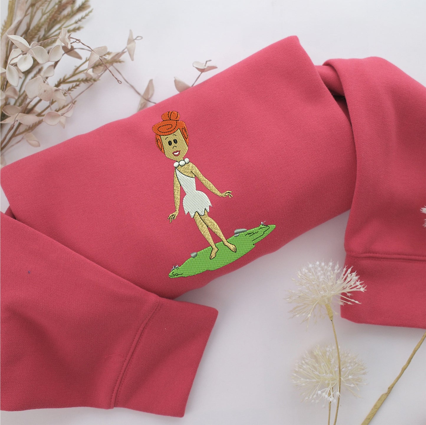 Wilma Embroidery, Disneyland Embroidered Sweatshirt, Movie Disney Inspired, Valentine's Day Gifts Idea For Him Her