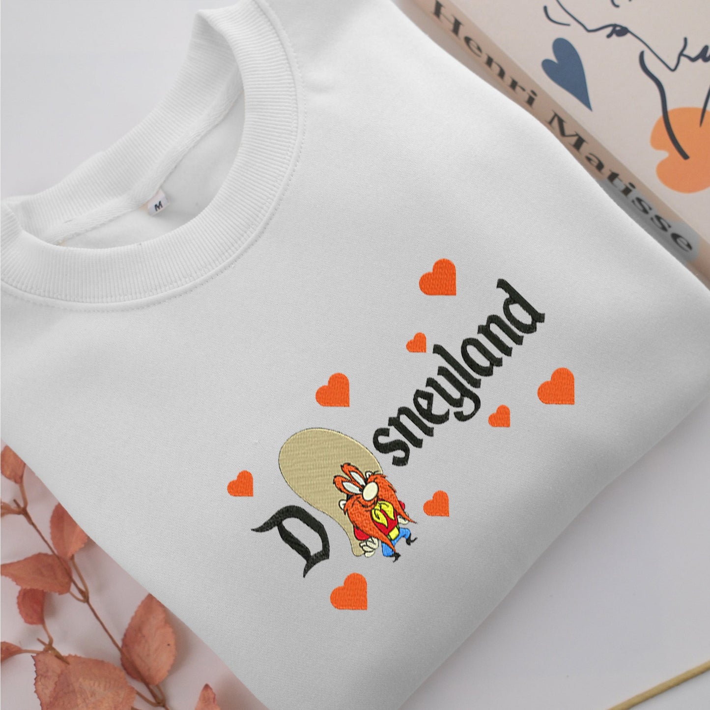 Yosemite Sam Disneyland Embroidery, Disneyland Embroidered Sweatshirt, Movie Disney Inspired, Valentine's Day Gifts Idea For Him Her