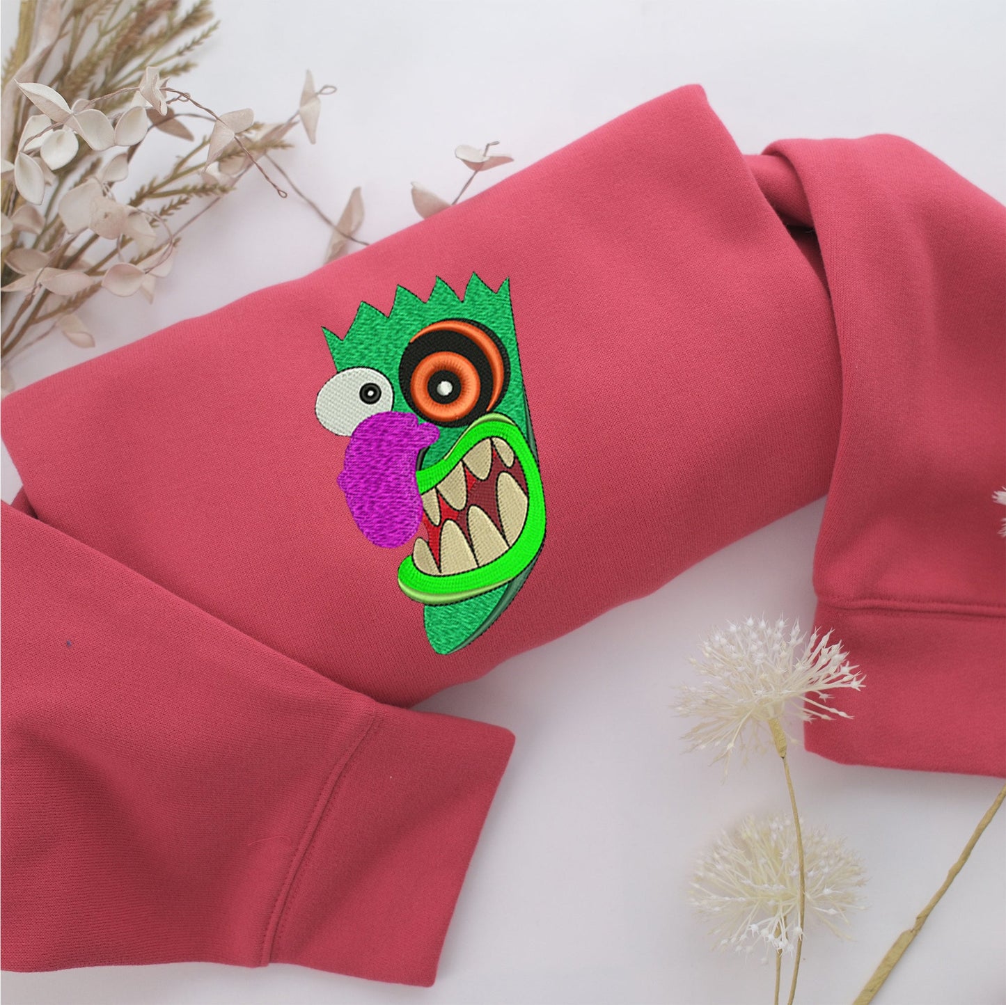Boga Boga Boga Mask Embroidery, Disneyland Embroidered Sweatshirt, Movie Disney Inspired, Valentine's Day Gifts Idea For Him Her