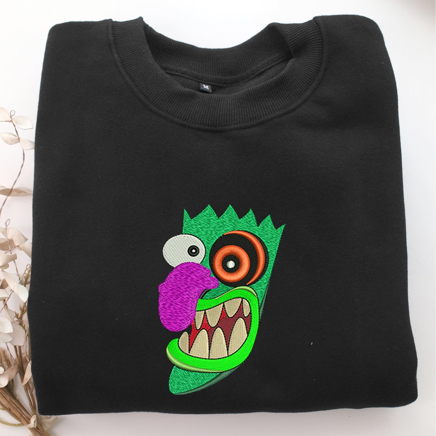 Boga Boga Boga Mask Embroidery, Disneyland Embroidered Sweatshirt, Movie Disney Inspired, Valentine's Day Gifts Idea For Him Her