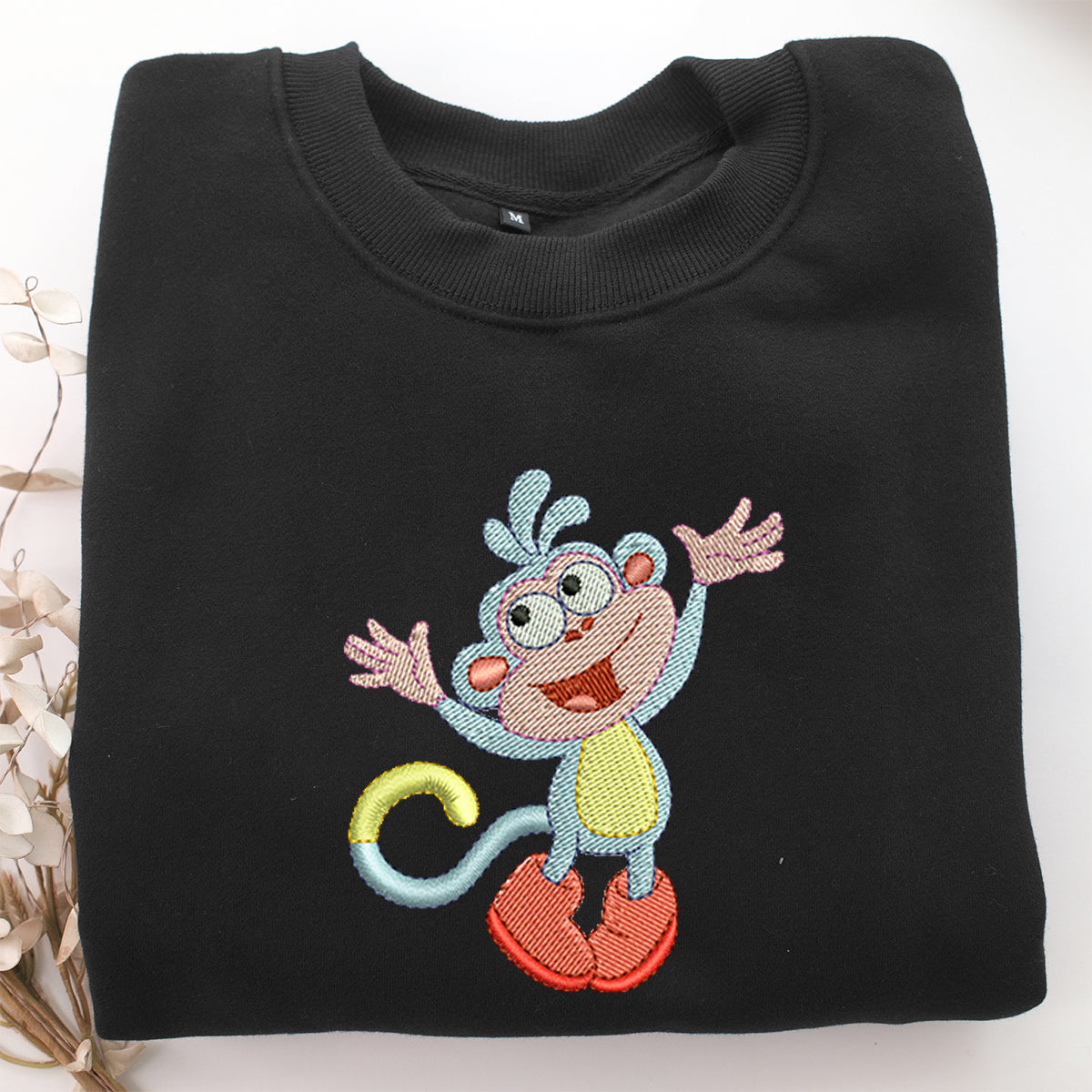 Boots v1 Embroidery, Disneyland Embroidered Sweatshirt, Movie Disney Inspired, Valentine's Day Gifts Idea For Him Her