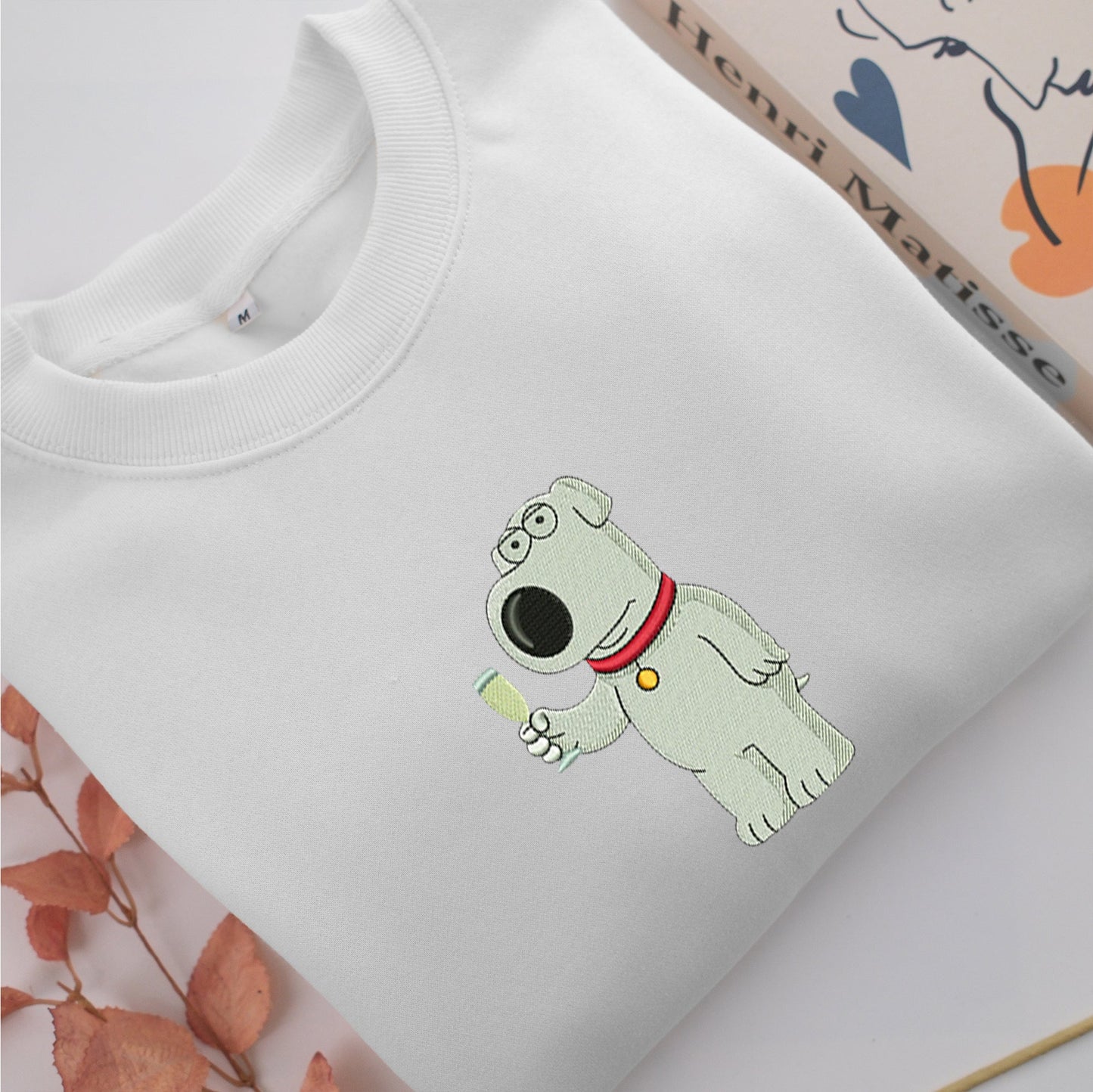 Brian Embroidery, Disneyland Embroidered Sweatshirt, Movie Disney Inspired, Valentine's Day Gifts Idea For Him Her