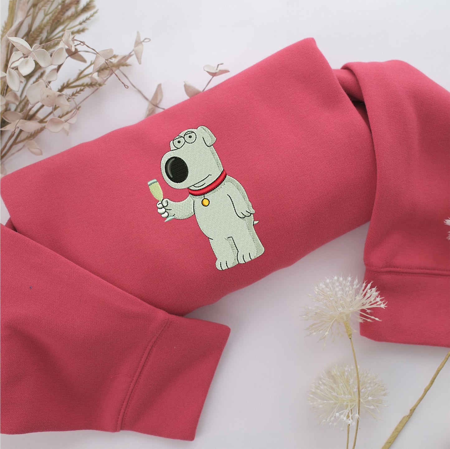 Brian Embroidery, Disneyland Embroidered Sweatshirt, Movie Disney Inspired, Valentine's Day Gifts Idea For Him Her