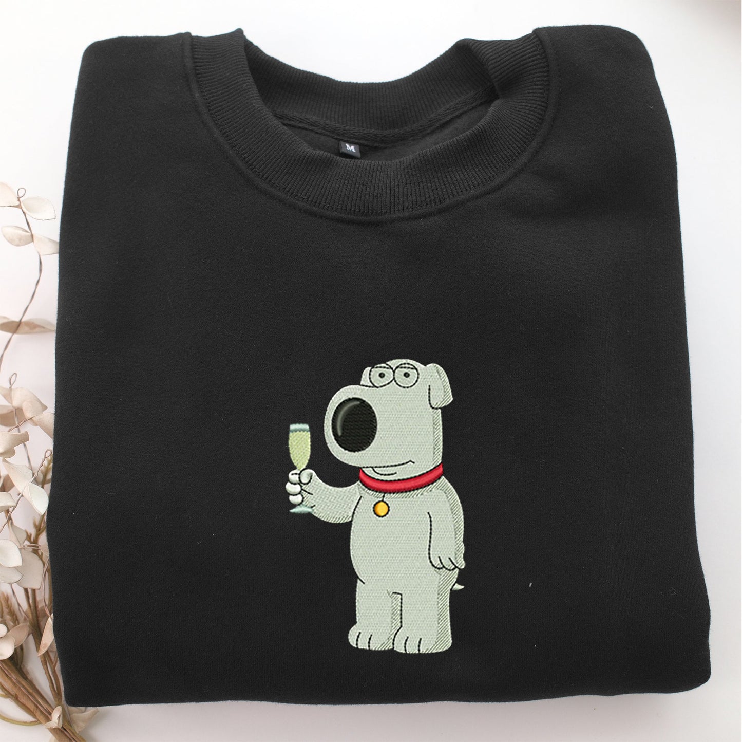 Brian Embroidery, Disneyland Embroidered Sweatshirt, Movie Disney Inspired, Valentine's Day Gifts Idea For Him Her