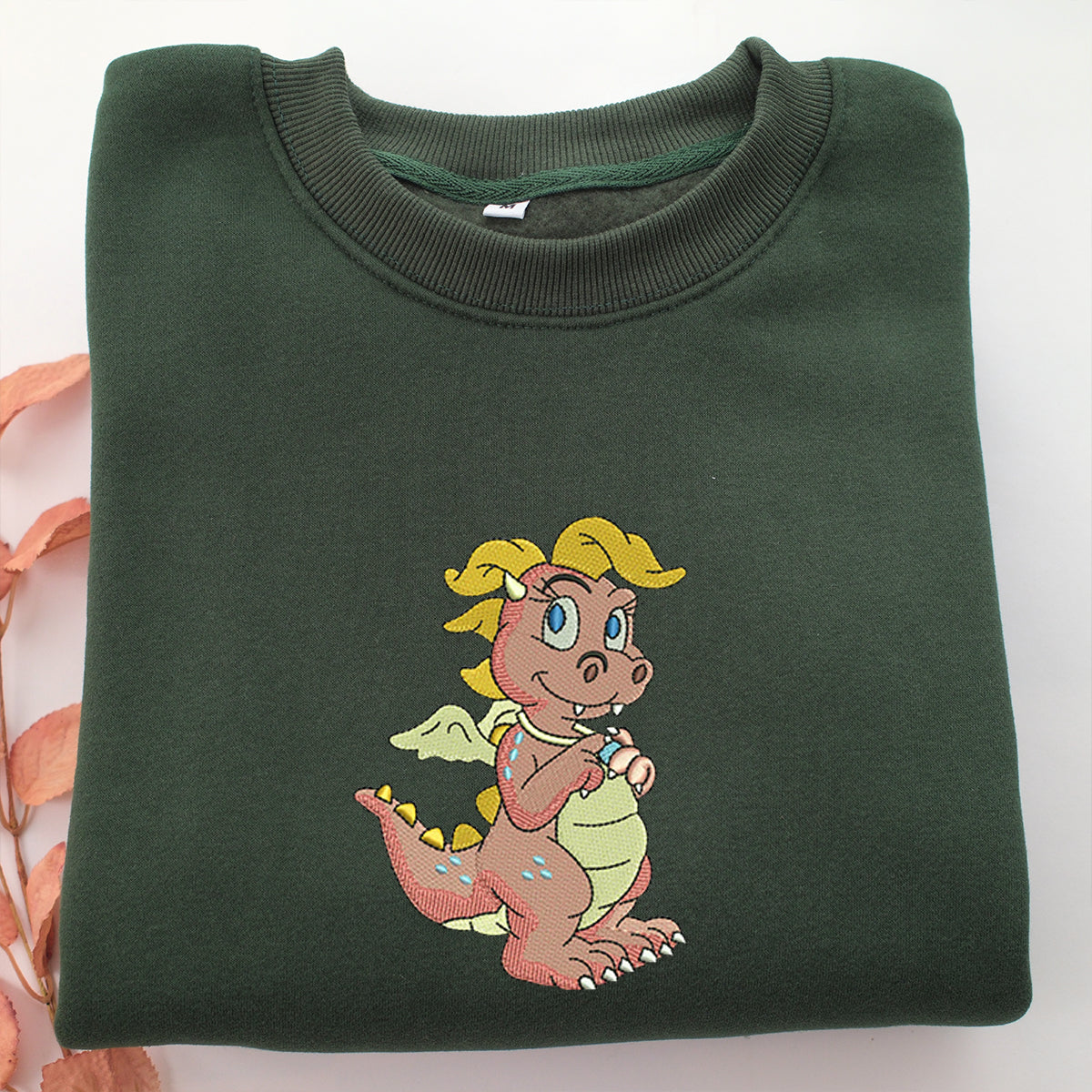 Cassie Dragon Tales Embroidery, Disneyland Embroidered Sweatshirt, Movie Disney Inspired, Valentine's Day Gifts Idea For Him Her
