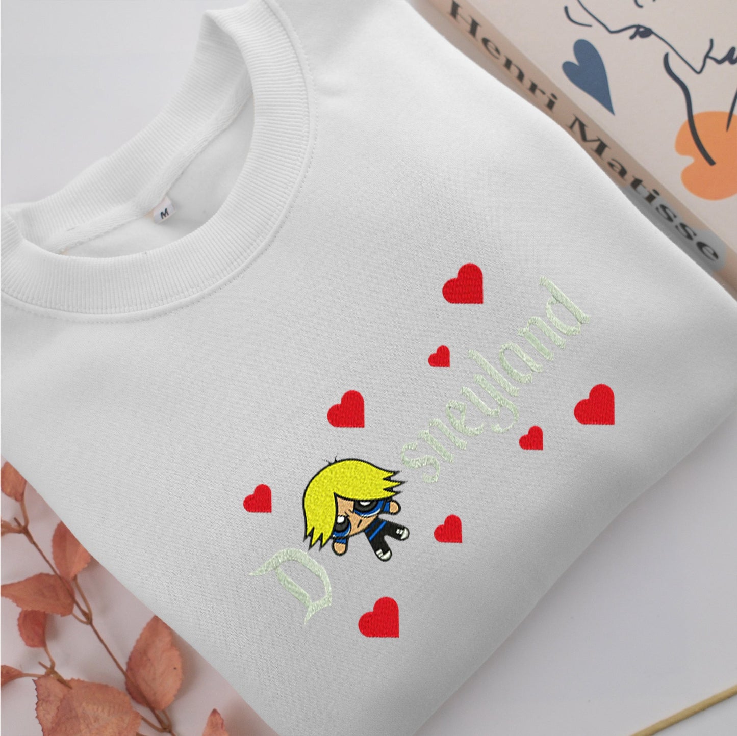Boomer Disneyland Embroidery, Disneyland Embroidered Sweatshirt, Movie Disney Inspired, Valentine's Day Gifts Idea For Him Her