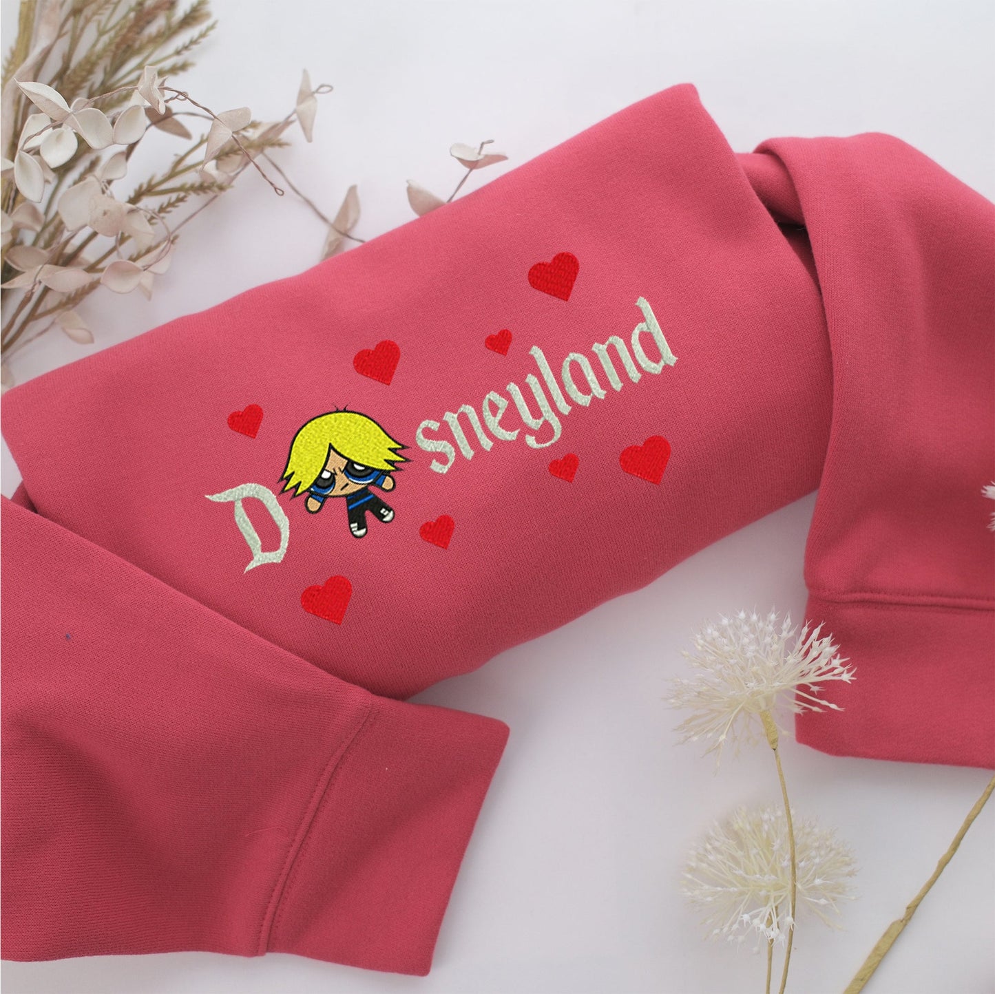 Boomer Disneyland Embroidery, Disneyland Embroidered Sweatshirt, Movie Disney Inspired, Valentine's Day Gifts Idea For Him Her