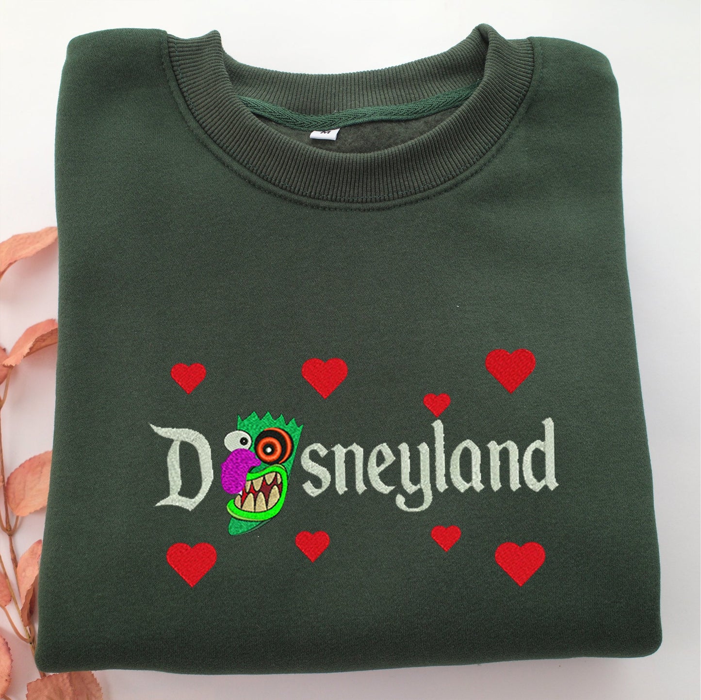 Boga Boga Boga Mask Disneyland Embroidery, Disneyland Embroidered Sweatshirt, Movie Disney Inspired, Valentine's Day Gifts Idea For Him Her