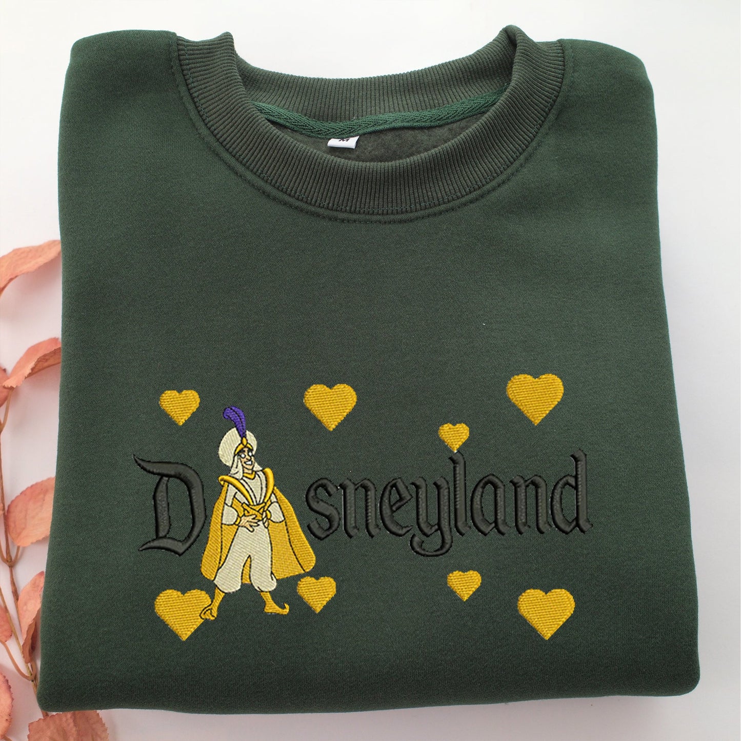 Aladdin v2 Disneyland Embroidery, Disneyland Embroidered Sweatshirt, Movie Disney Inspired, Valentine's Day Gifts Idea For Him Her