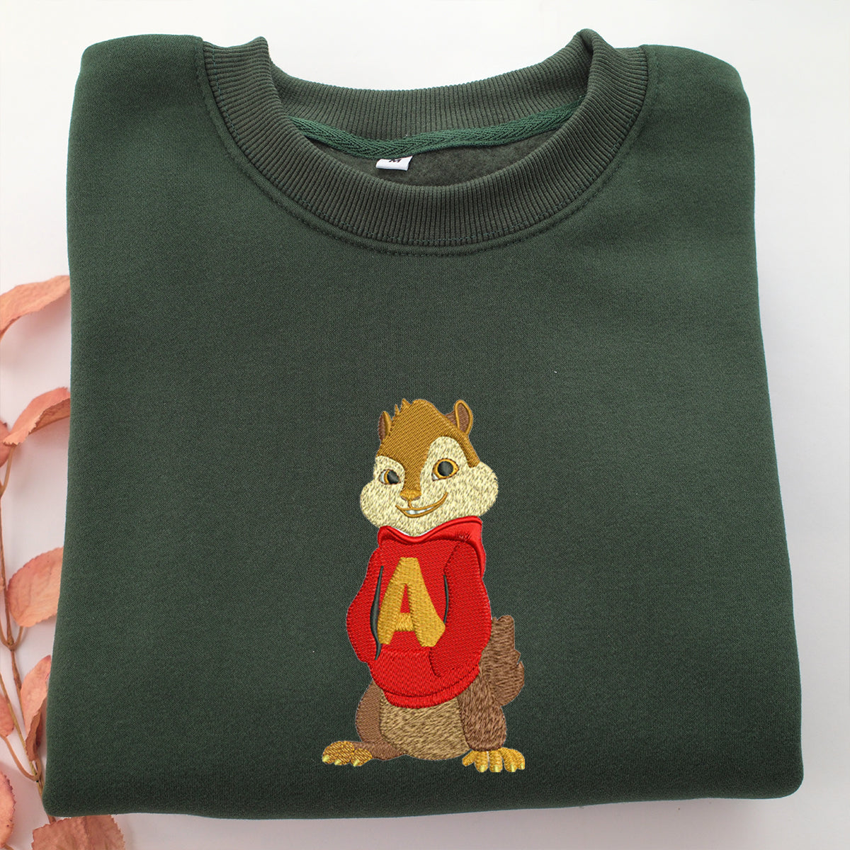 Alvin Seville Embroidery, Disneyland Embroidered Sweatshirt, Movie Disney Inspired, Valentine's Day Gifts Idea For Him Her