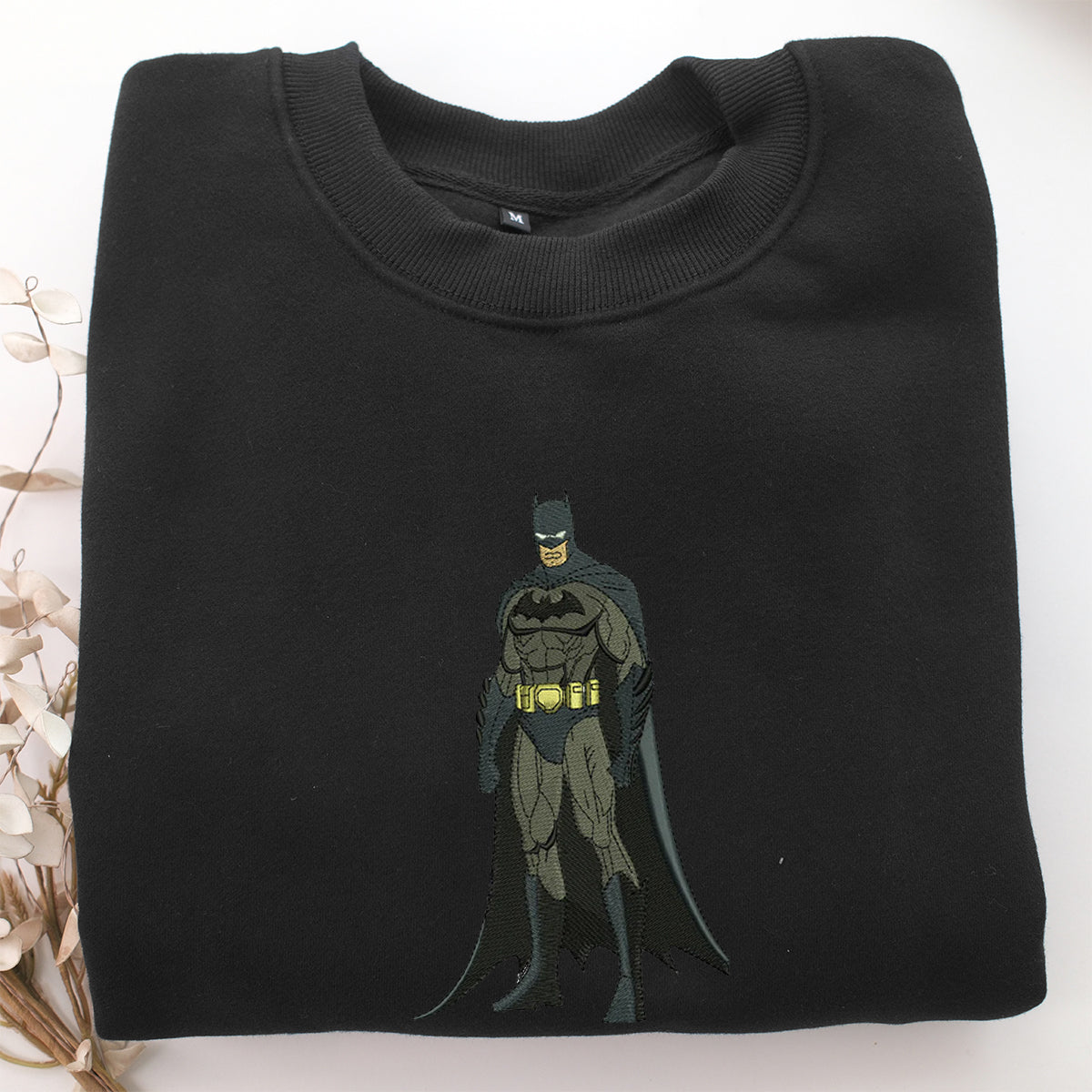 Batman Embroidery, Disneyland Embroidered Sweatshirt, Movie Disney Inspired, Valentine's Day Gifts Idea For Him Her