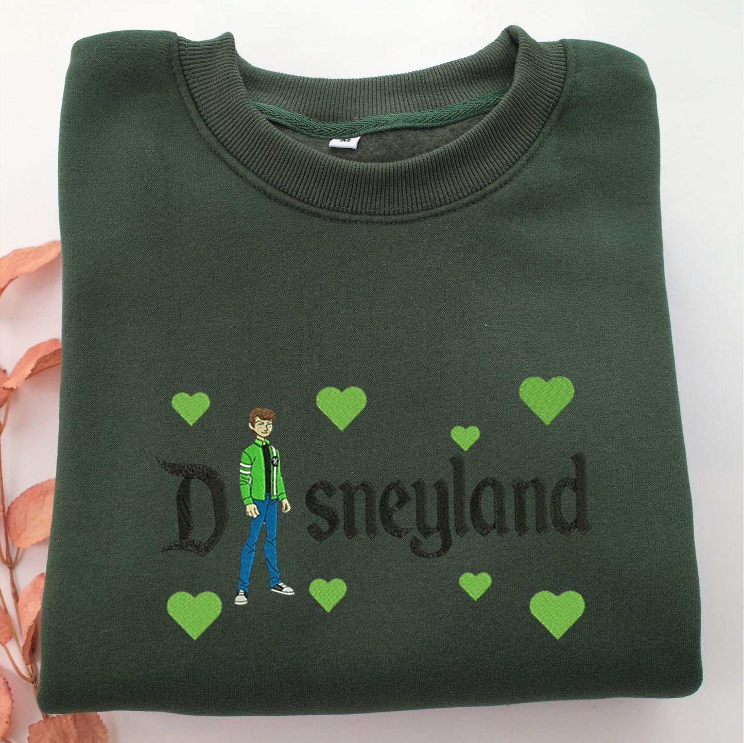 Ben 10 Alien Force Disneyland Embroidery, Disneyland Embroidered Sweatshirt, Movie Disney Inspired, Valentine's Day Gifts Idea For Him Her
