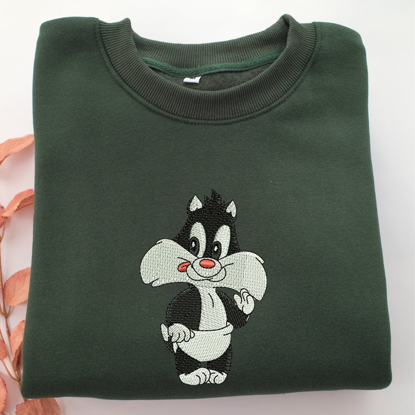Baby Sylvester Embroidery, Disneyland Embroidered Sweatshirt, Movie Disney Inspired, Valentine's Day Gifts Idea For Him Her