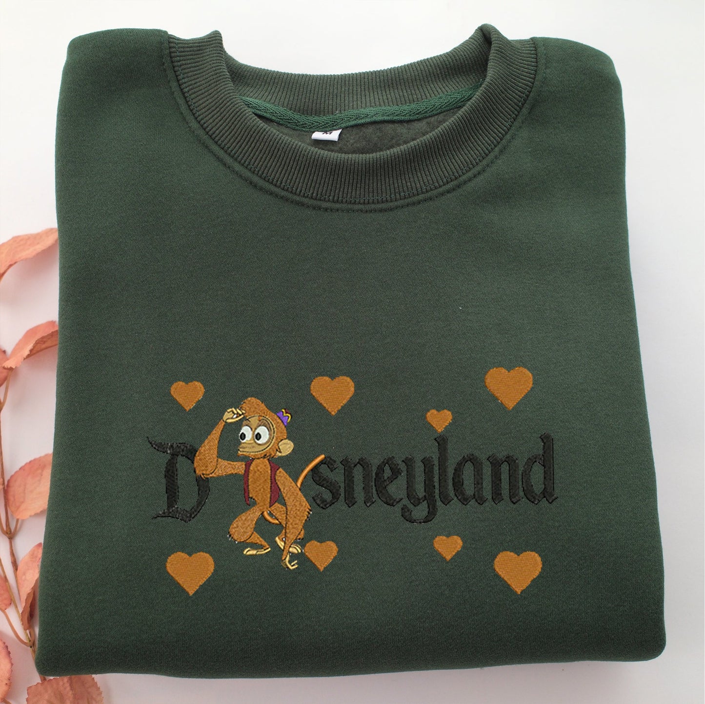 Aladdin Abu Disneyland Embroidery, Disneyland Embroidered Sweatshirt, Movie Disney Inspired, Valentine's Day Gifts Idea For Him Her