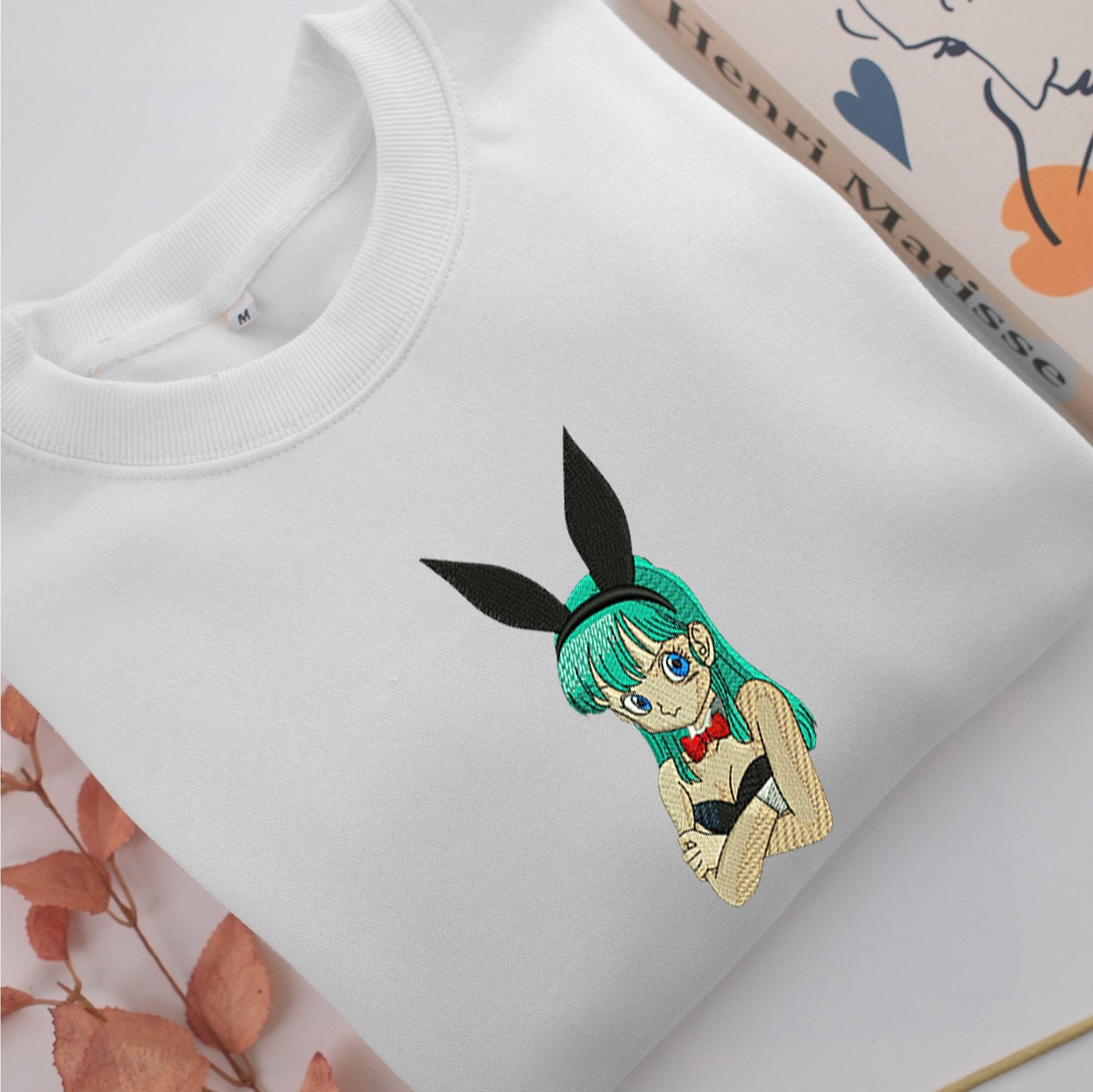 Bulma Half Embroidery, Disneyland Embroidered Sweatshirt, Movie Disney Inspired, Valentine's Day Gifts Idea For Him Her