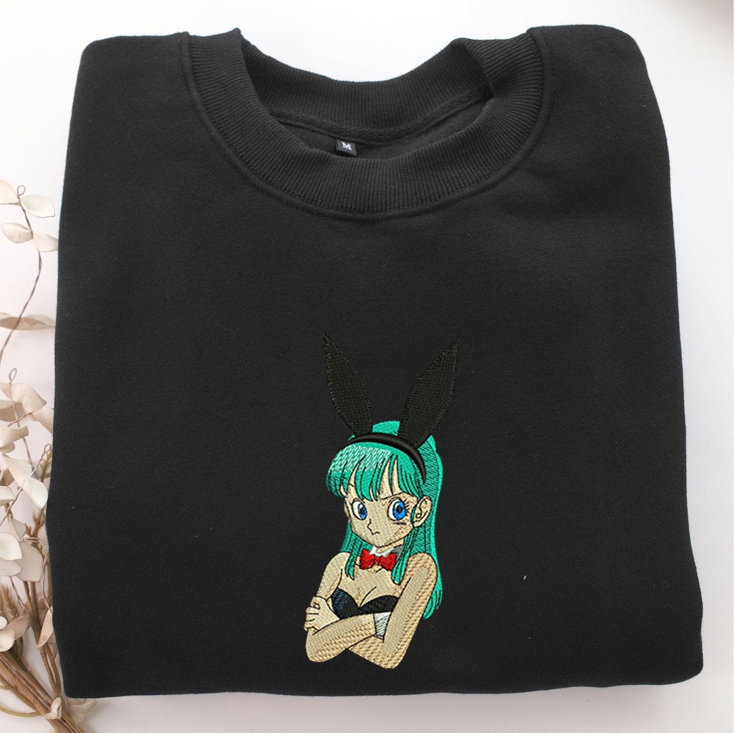 Bulma Half Embroidery, Disneyland Embroidered Sweatshirt, Movie Disney Inspired, Valentine's Day Gifts Idea For Him Her