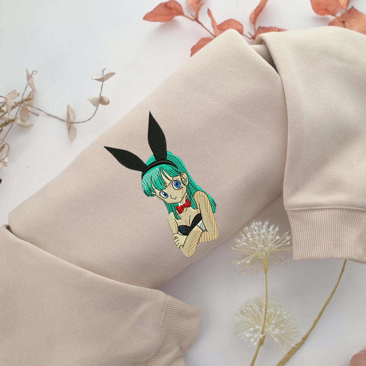 Bulma Half Embroidery, Disneyland Embroidered Sweatshirt, Movie Disney Inspired, Valentine's Day Gifts Idea For Him Her