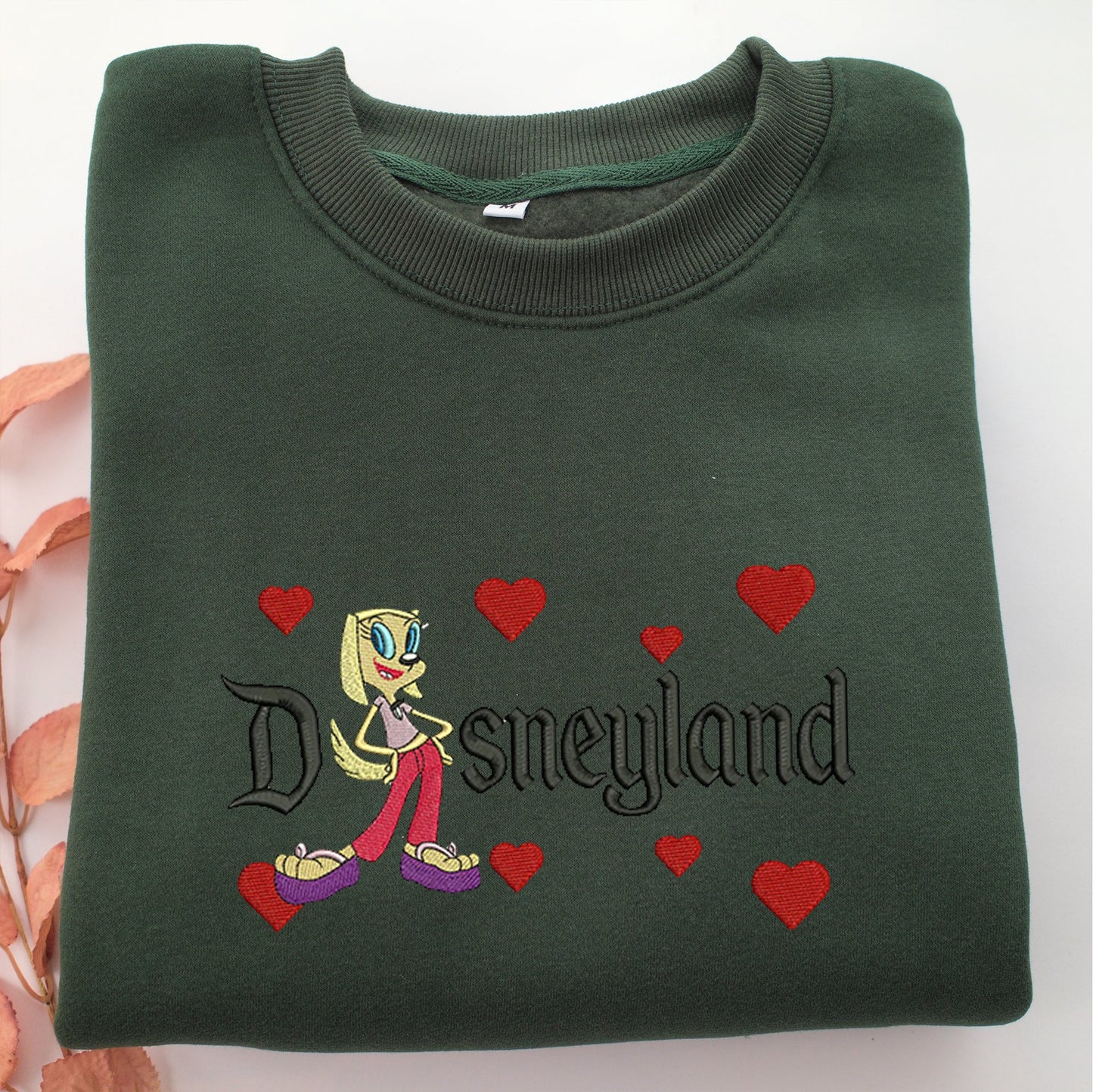 Brandy Harrington Disneyland Embroidery, Disneyland Embroidered Sweatshirt, Movie Disney Inspired, Valentine's Day Gifts Idea For Him Her