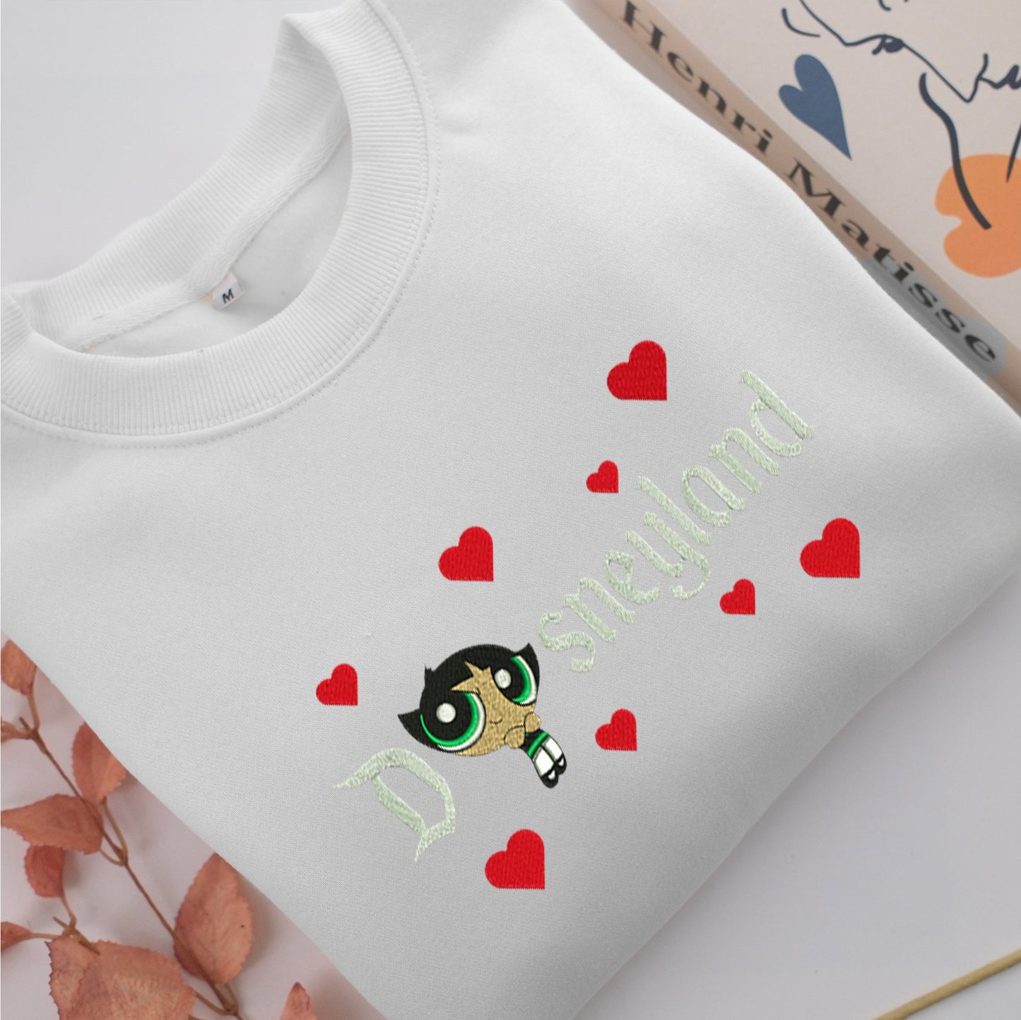 Buttercup Disneyland Embroidery, Disneyland Embroidered Sweatshirt, Movie Disney Inspired, Valentine's Day Gifts Idea For Him Her