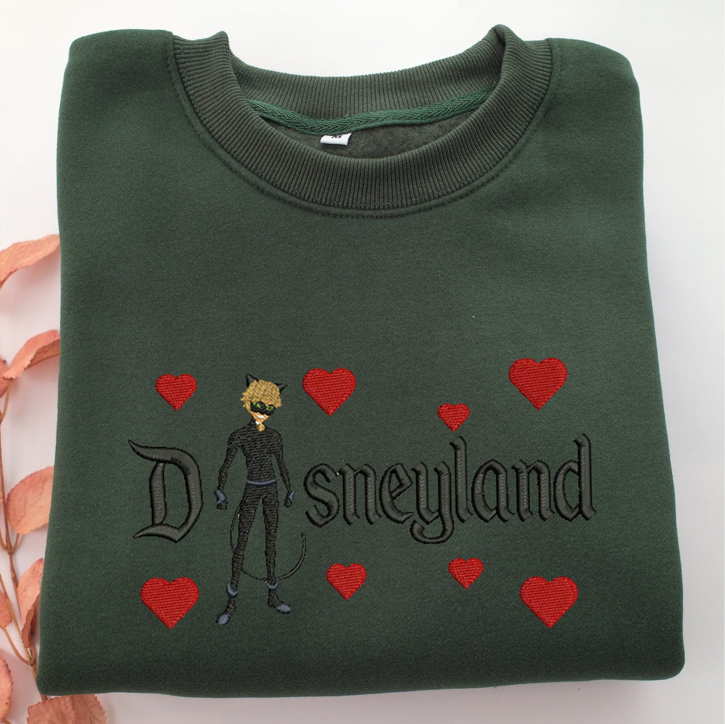 Adrien Agreste Full Disneyland Embroidery, Disneyland Embroidered Sweatshirt, Movie Disney Inspired, Valentine's Day Gifts Idea For Him Her