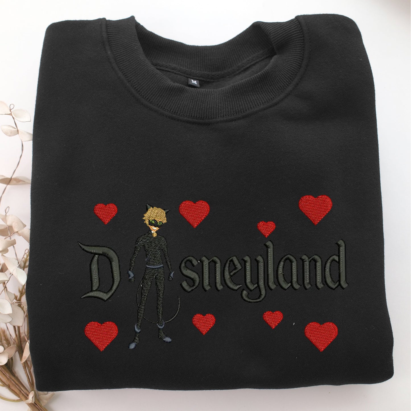 Adrien Agreste Full Disneyland Embroidery, Disneyland Embroidered Sweatshirt, Movie Disney Inspired, Valentine's Day Gifts Idea For Him Her